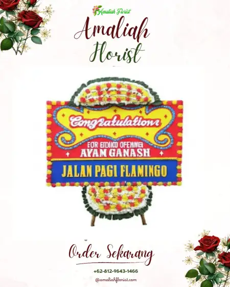 Sewa Papan Bunga Gedung Pakuon
